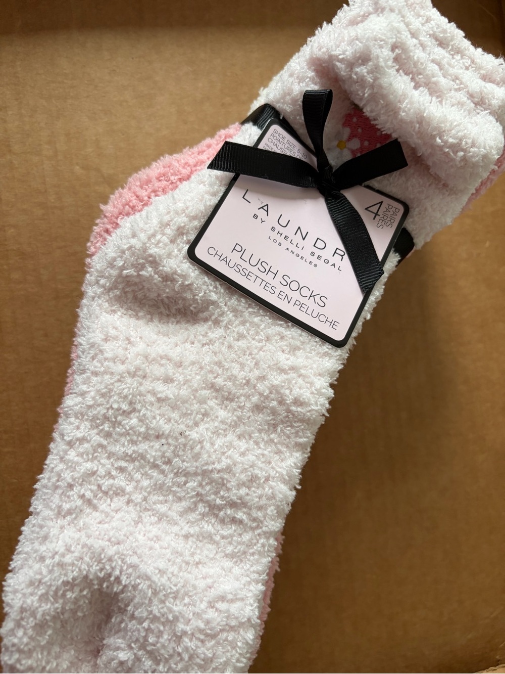 Plush Cozy Socks - Light Pink